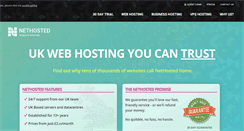 Desktop Screenshot of nethosted.co.uk